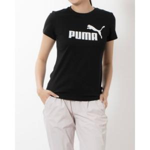 プーマ PUMA レディース Tシャツ 半袖 ESS ロゴ スポーツウェア トレーニングシャツ ラン...