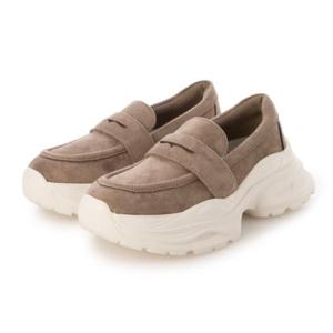 ラウンドアバウト Round About 撥水ボリュームソールローファー （オークスウェード）