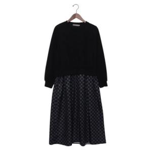 リバース プラス Re:Birth＋ ラクしてキマる大人のドッキングワンピース （ブラック）