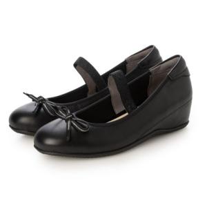 リズ ラフィーネ Riz raffinee 【3E】バレエスニーカー （ブラック）