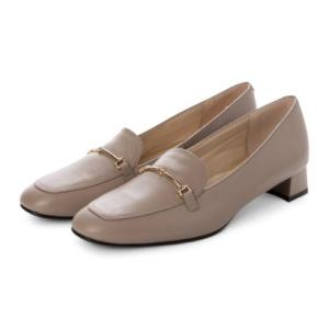 リズ ラフィーネ Riz raffinee 【訳あり新品】ヒールアップスクエアローファー （ダークオーク）