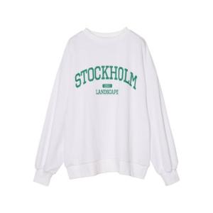 リエディ Re:EDIT 裏毛カレッジロゴスウェット