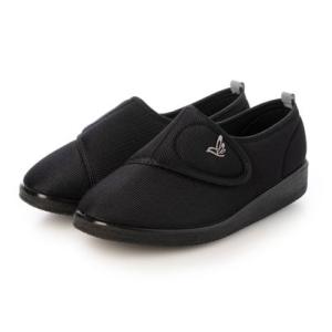 ラクチン コンフォート Rakuchine comfort 軽量ソール介護靴 （ブラック）