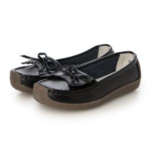 ロベルトモレッティ Roberto Moretti ソフトリボン・モカシンローファー （ブラック）