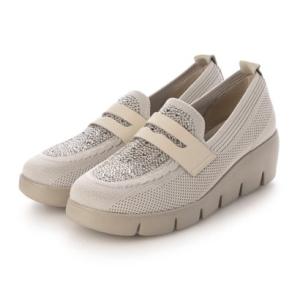 ロベルト モレッティ Roberto Moretti ニットローファー （グレー）