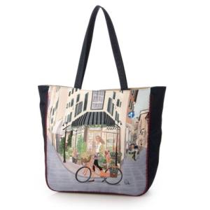 レイコアオキ ニューヨーク Reiko Aoki New York パイピングメッシュトート （Florist）