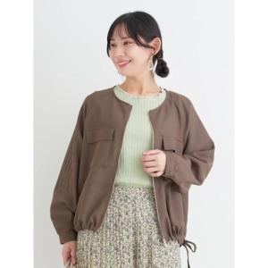 リジェイ＆スプル Re-J&amp;SUPURE メッシュZIPジャケット （モカ茶）