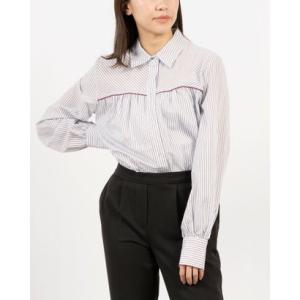 リナシメント RINASCIMENTO タンガ付ストライプトップス （var.Rosso Bordeaux）の商品画像