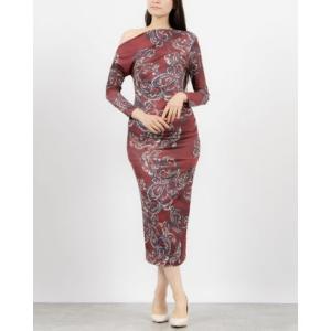 リナシメント RINASCIMENTO ワンショルペーズリーマキシワンピース （var.Rosso Bordeaux）の商品画像