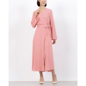 リナシメント RINASCIMENTO カシュクールロングワンピース （Rosa Antico）の商品画像