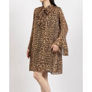 リナシメント RINASCIMENTO レオパードボウタイワンピース （var.Nero）の商品画像