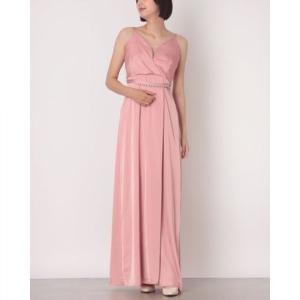 リナシメント RINASCIMENTO ウエストビジューマキシワンピース （Rosa Antico）の商品画像