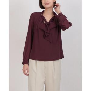 リナシメント RINASCIMENTO ボウタイブラウス （Bordeaux Rosso）の商品画像