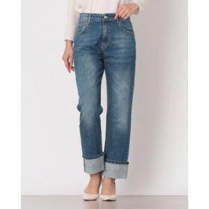 リナシメント RINASCIMENTO ビジューポイントロールアップデニムパンツ （Blu Indaco）の商品画像