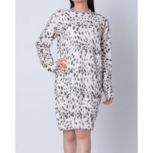 リナシメント RINASCIMENTO シャギーアニマルニットワンピース （var.Bianco Panna）の商品画像