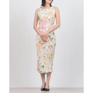 リナシメント RINASCIMENTO フラワーパネルロングワンピース （Multicolor）