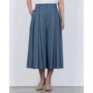 リナシメント RINASCIMENTO タックワイドパンツ （Blu）