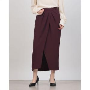 リナシメント RINASCIMENTO タックウエストスカート （Bordeaux Rosso）
