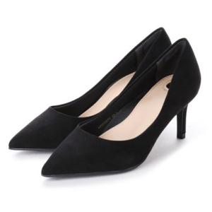 ランダ RANDA 【3E/ストレスフリー】アーチサポートパンプス （BLK/SED）
