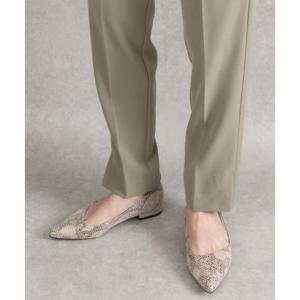 ランダ RANDA ストレスフリー/ポインテッドトゥローヒールパンプス （PYTHON）