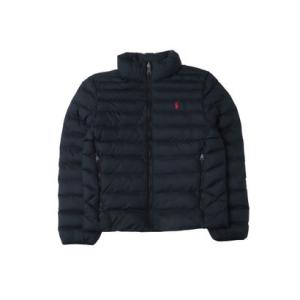 未使用級 XL相当 ポロラルフローレン 中綿ジャケット ブルゾン 現行タグ 黒色 POLO RALPH LAUREN（ポロ・ラルフローレン） 大きいサイズ メンズ 中綿