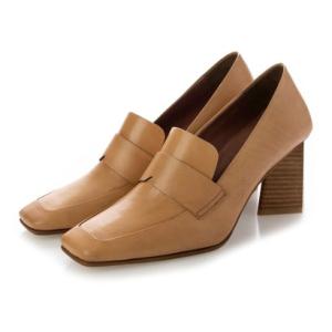 ラボ キゴシ ワークス RABOKIGOSHI works 7cm本革ローファーパンプス （ベージュ）