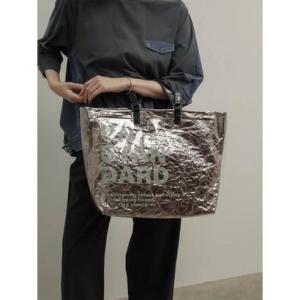ラディエイト RADIATE PVCメタリックビッグトートバッグ （ガンメタ）