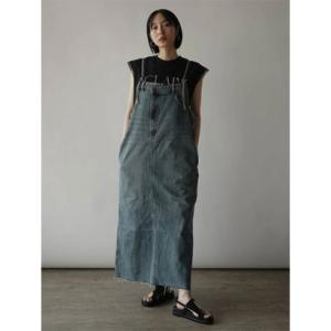 ラディエイト RADIATE デニムコンビカットワンピース （ブルー