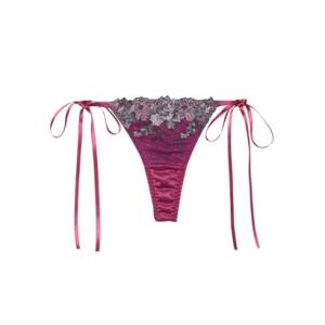 ラヴィジュール RAVIJOUR シャインローズリボン 単品Tバック【返品不可商品】 （PURPLE(パープル)）｜locondo-shopping