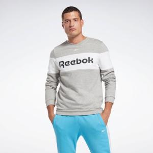 リーボック Reebok トレーニング エッセンシャルズ リニア ロゴ クルー スウェットシャツ /  Training Essentials Lin