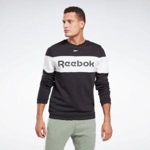 リーボック Reebok トレーニング エッセンシャルズ リニア ロゴ クルー スウェットシャツ /  Training Essentials Lin