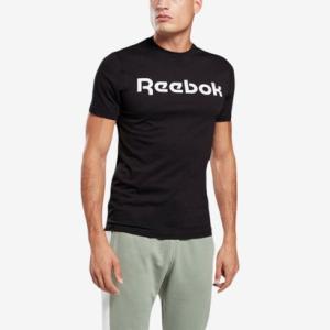 リーボック Reebok グラフィック シリーズ リニア ロゴ Tシャツ / Graphic Series Linear Logo Tee （ブラック