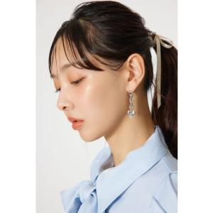 ニュアンスハートプレートピアス SLV