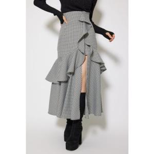 リエンダ rienda フリルスリットハイウエストスコートショートパンツ （Multi_1）