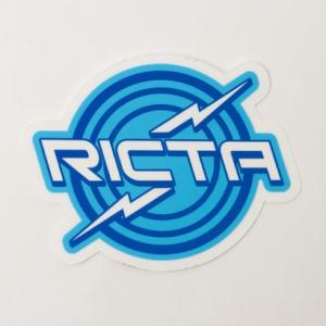 リクタ RICTA RICTA RINGS STICKER 3.25INCH×2.77INCH （ブルー）