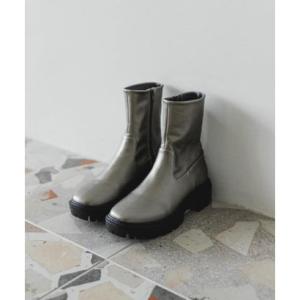 ロデスコ RODE SKO 5cmストレッチブーツ （GUN METAL）