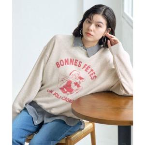 ロペピクニック アール ROPE' PICNIC R サンタスウェット （グレー系（09））