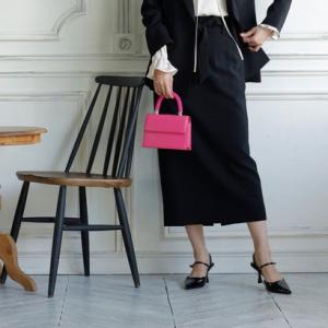 ロイヤル パーティー レーベル ROYAL PARTY LABEL タックタイトスカート （ブラック）