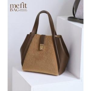 ロペピクニック パサージュ ROPE' PICNIC PASSAGE me fit BAG ホースヘア調コンビスクエアフォルムバッグ/2WAY （ダー