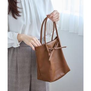 ロペピクニック パサージュ ROPE' PICNIC PASSAGE リボンディティールトートバッグ/イージーケア （ブラウン（22））