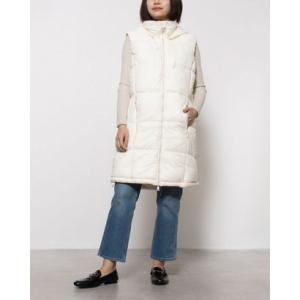 ローマン ROMAN ローマン★今旬ジレ！お洒落上手スタイリッシュ大人優雅なダウンコート♪ （ホワイト）