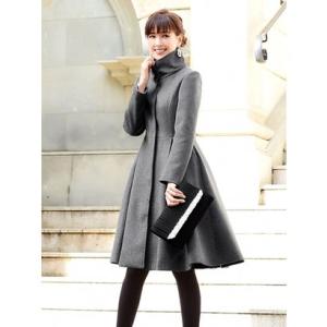 【美品】RUIRUE BOUTIQUE 2WAY ウールビックカラーコート RUIRUEBOUTIQUE 2WAYウールビックカラーコートLL大きいサイズ - メルカリ