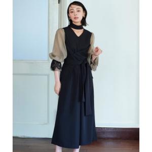 アナザーエス ANOTHER S オールインワンロング丈ワイドパンツドレス