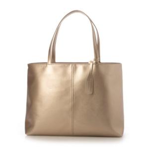 サビーナドンナ Sabina Donna 【日本製】上質PUレザー 超軽量270g スムースレザー A4対応 トートバッグ （ピンクゴールド）