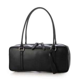 サビーナドンナ Sabina Donna 【日本製】上質PUレザー 軽量 横長ボストンバッグ （ブラック）