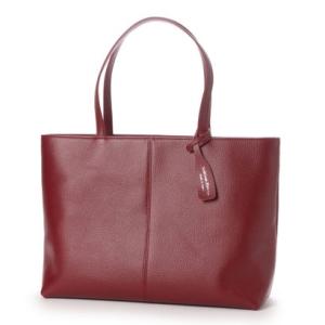 サビーナドンナ Sabina Donna 【日本製】A4ファイル対応 軽量 オール牛革 シュリンクレザートート （ワインレッド）