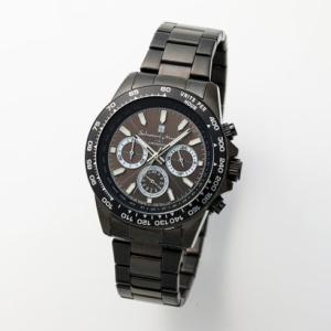 サルバトーレマーラ Salvatore Marra 電波ソーラークロノグラフ腕時計 （ブラック×ブラック）