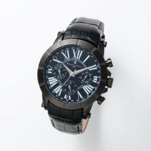 サルバトーレマーラ Salvatore Marra エレガントマルチカレンダー腕時計 （ブラック×ネイビー）