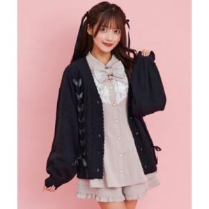 Secret Honey シークレットハニー ハートバックル付ボレロ風長袖