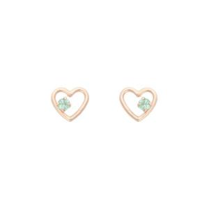 サマンサティアラ Samantha Tiara K10PG ハートピアス≪5月 誕生石≫ (K10 PG)